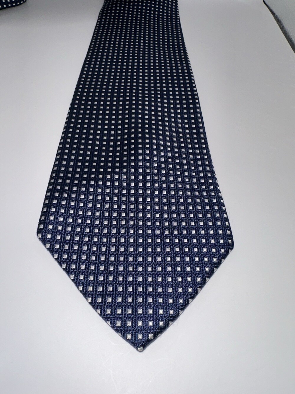 Vtg Brooks Brothers Makers Silk Tie Black Label 58” Men’s Blue Preppy Dressy Tie - Picture 5 of 9